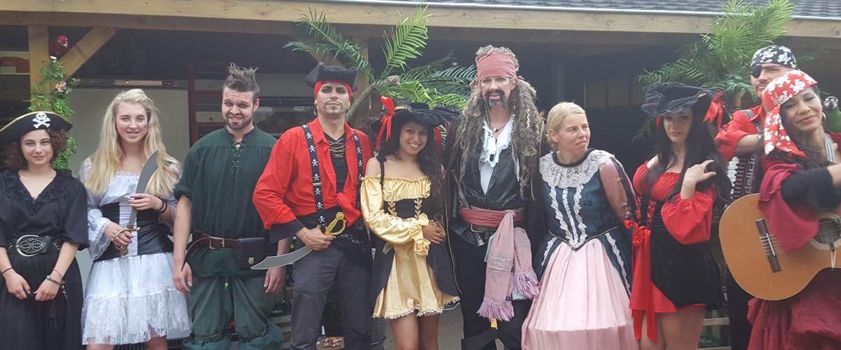 Piraat stijl feestje